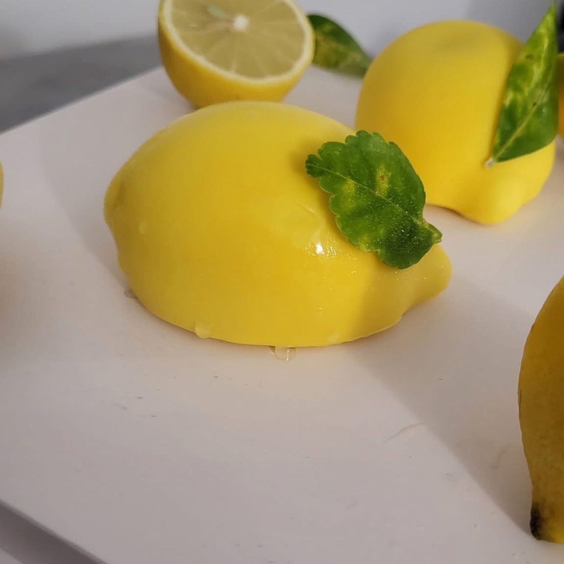 Entremets citron trompe-l'œil
